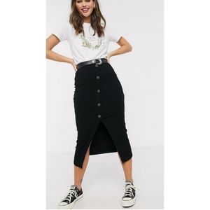 ASOS Rib Mini Skirt